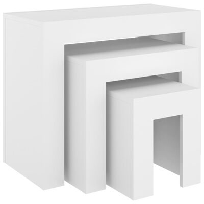 Set tavolo da salone 3 pezzi spaanplaat con 2