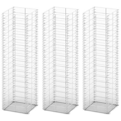 3-piece Schanskorf set 25x25x100 cm galvanized