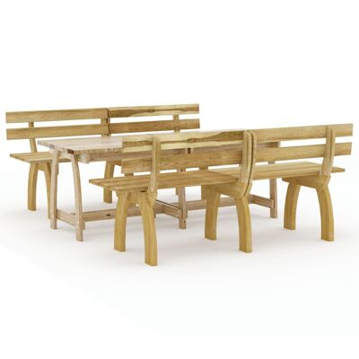 3-delige Tuinset geïmpregneerd grenenhout 11