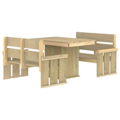 3-delige Tuinset geïmpregneerd grenenhout 14
