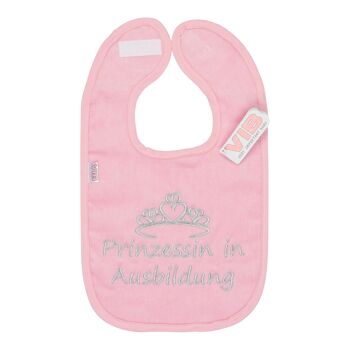 Bavoir Prinzessin en Ausbildung Rose