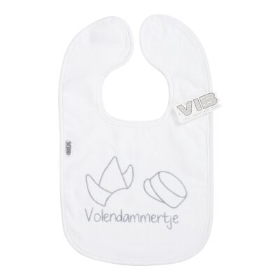 Bib Volendammertje 1 (with two hats) White