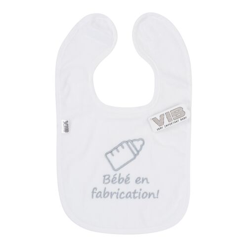 Bib Bébé en fabrication! White