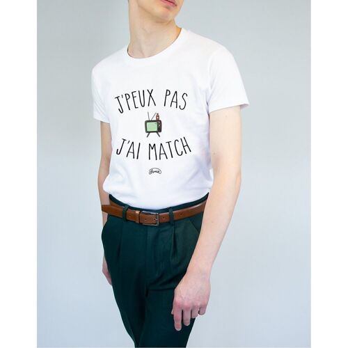 J'PEUX PAS MATCH - Tee-shirt Blanc