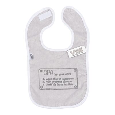 Bib OPA (syn.: grootvader) Grey-White