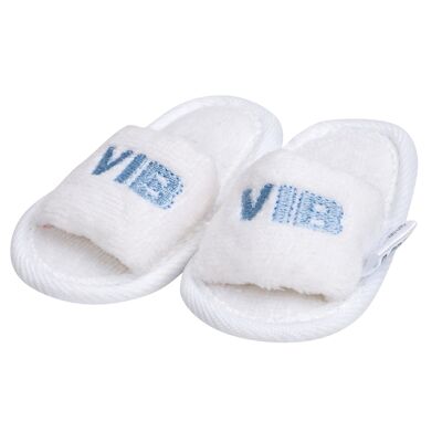 Baby Slipper VIB' White-Blue