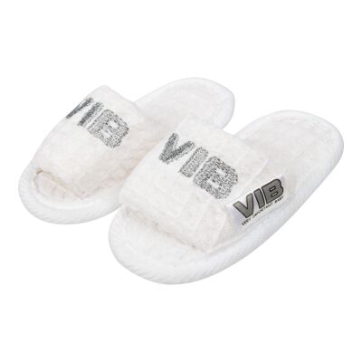 Baby Slipper VIB' Waffel Weiß