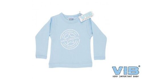 T-Shirt 100% Original Very Important Baby Blue 6M