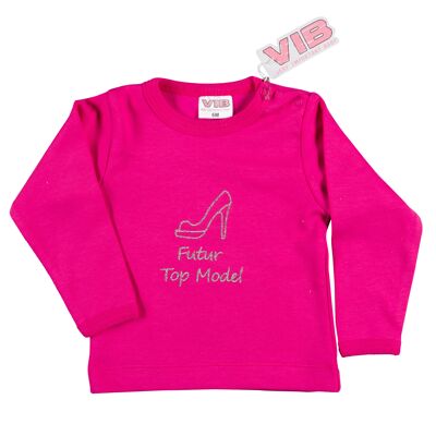 T-Shirt Futur Top Model Fucsia 3M