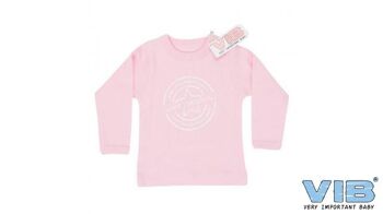T-Shirt 100% Original Très Important Bébé Rose 6M