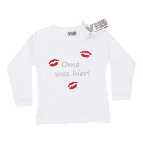 T-Shirt Oma was hier! White 3M