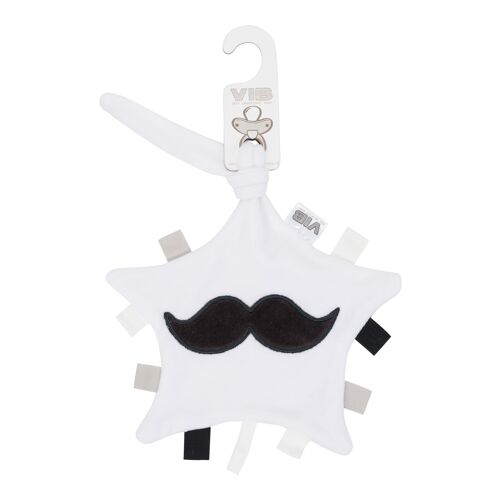 Tuttel Toy Star MUSTACHE White