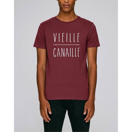 VIEILLE CANAILLE - Tee-shirt Bordeaux