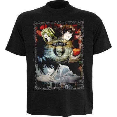 DEATH NOTE - POSTER - T-shirt nera con stampa frontale
