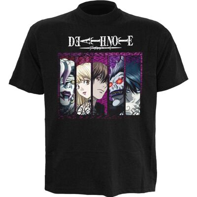 DEATH NOTE - POISON BANNER - Camiseta negra con estampado frontal