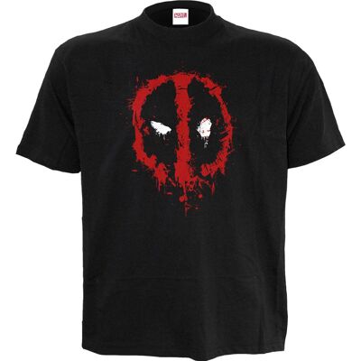 MARVEL DEADPOOL - SPLAT - T-shirt imprimé sur le devant Noir