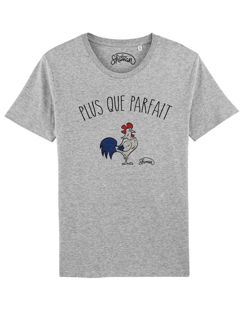 HERREN-T-Shirt CHINA GRAU MEHR ALS PERFEKT