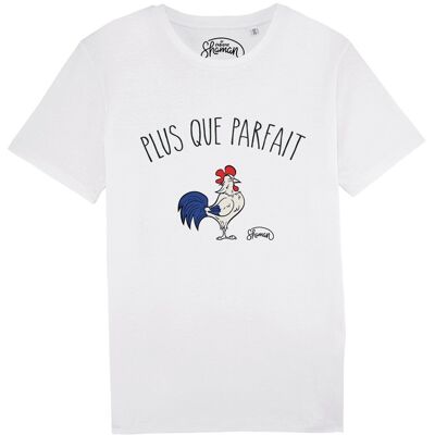 CAMISETA BLANCA DE HOMBRE MÁS QUE PERFECTA