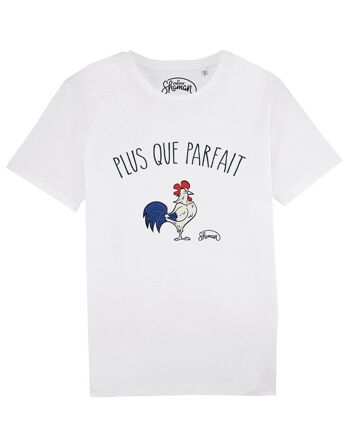 TSHIRT BLANC HOMME PLUS QUE PARFAIT