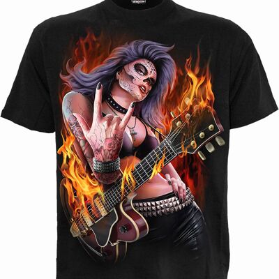 ROCKING THE DEAD - T-Shirt Noir
