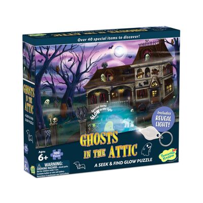 Gioco di puzzle luminoso "Fantasmi del Regno Pacifico nella soffitta"