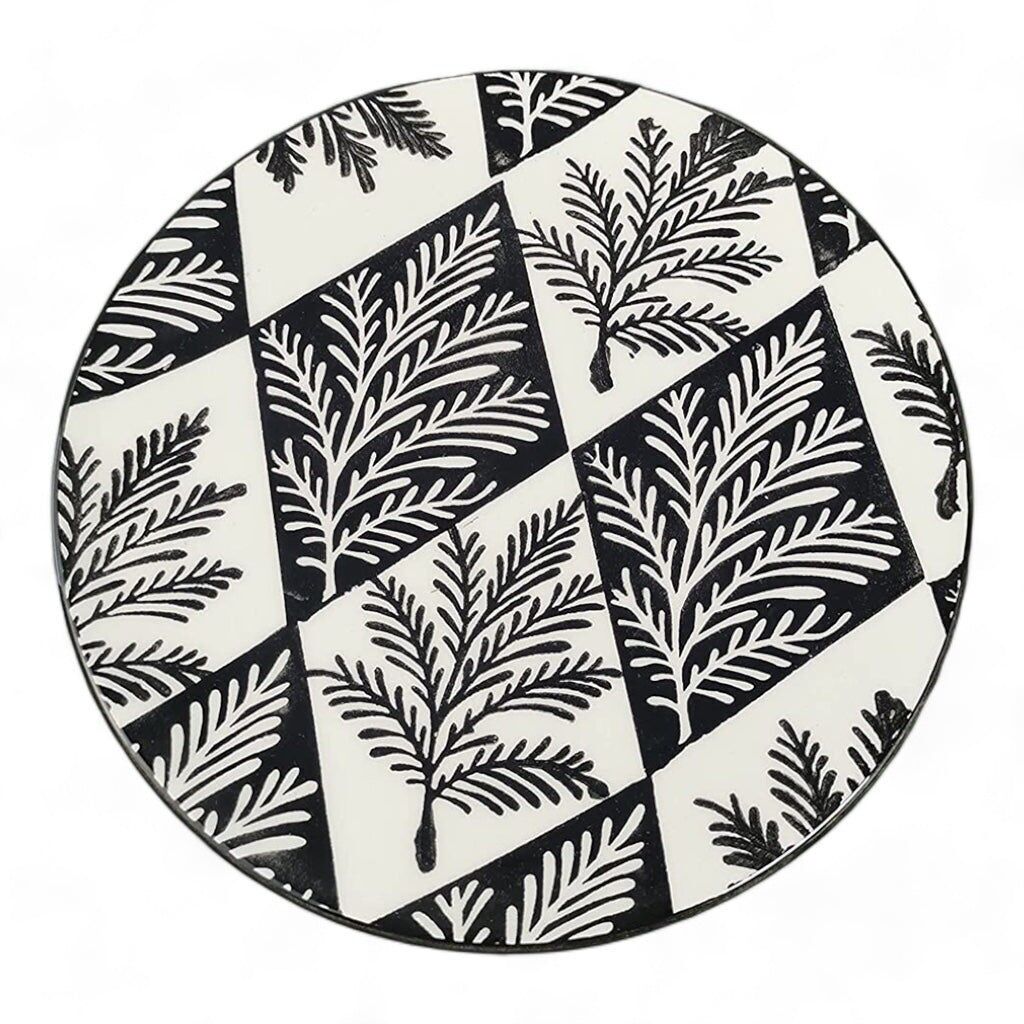 Keramik-Beilagenteller – Bylth, Fern Diamonds – 20cm