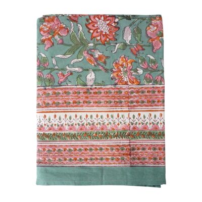 "Birdy" printed cotton rectangular tablecloth