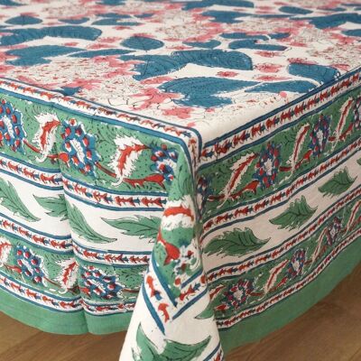 Nappe rectangle en coton imprimé "Eva"