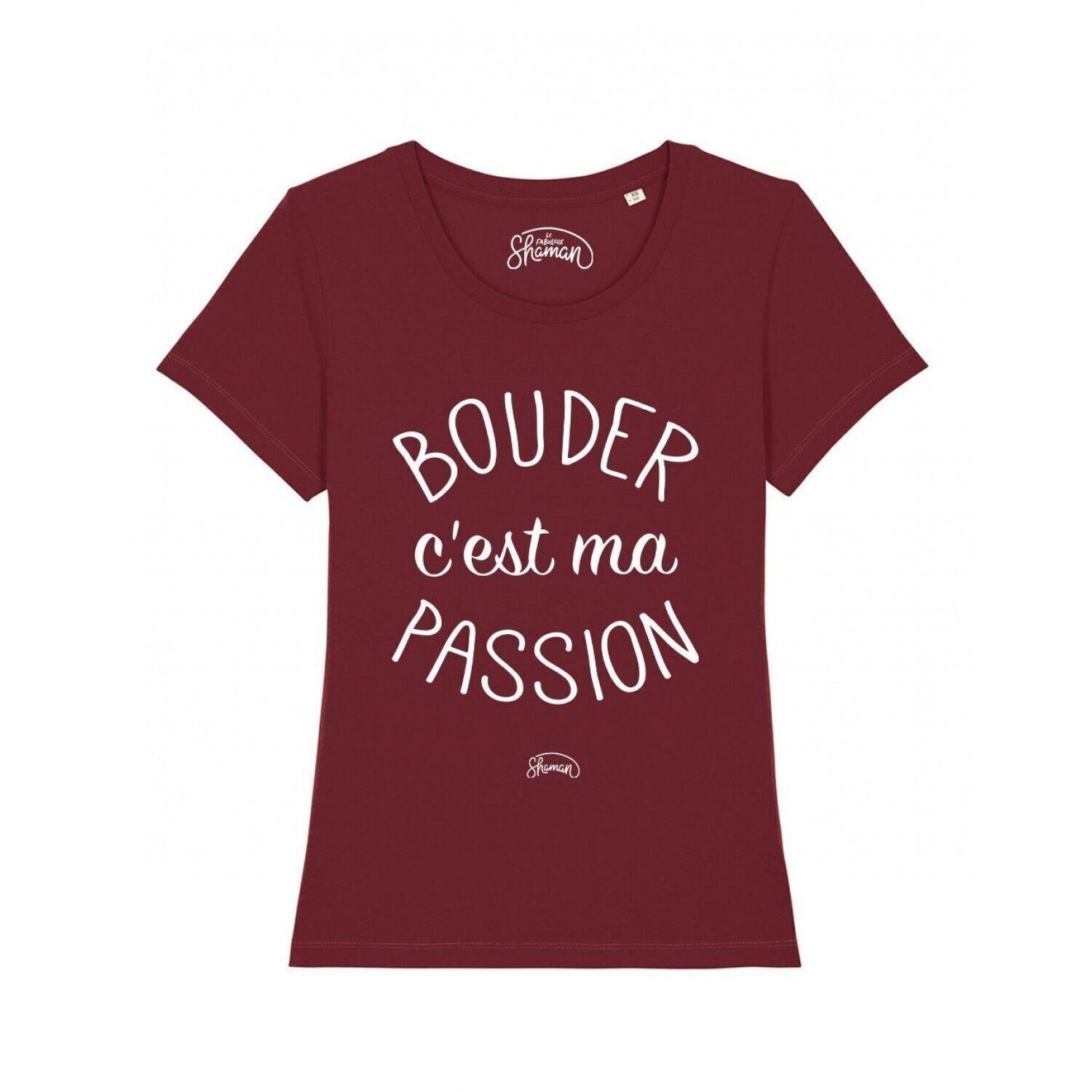 BOUDER C'EST MA PASSION - Camiseta burdeos