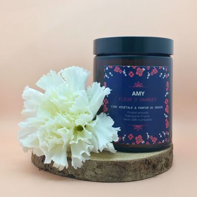 Scented candle with the fragrance of Grasse - Orange Blossom (180ml)