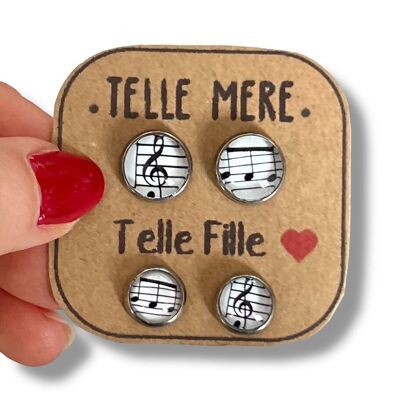 Pendientes de madre e hija / "¡De tal madre, tal hija!"" música