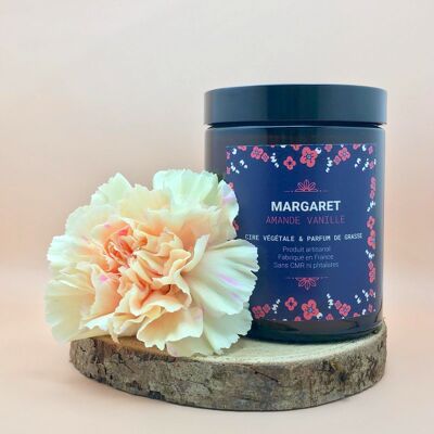 Scented candle with the fragrance of Grasse - Almond Vanilla (180ml)