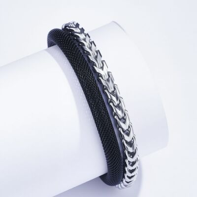 Bracelet 20cm en acier inoxydable 324OP52