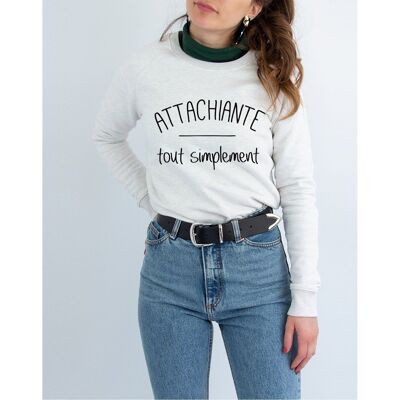 ATTACHIANTE TOUT SIMPLEMENT - Sweat Crème