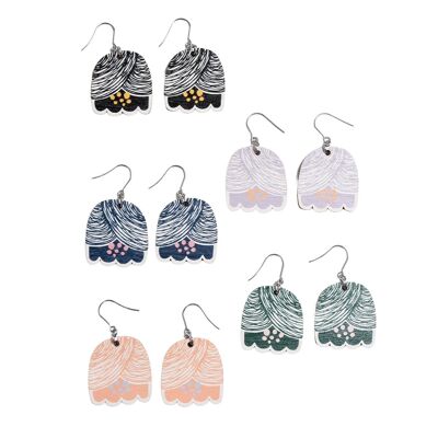 Boucles d'oreilles Pétunia