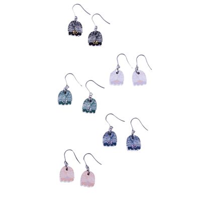 Boucles d'oreilles Pétunia Midi