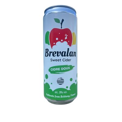 Sidro dolce Brevalan lattina da 33 cl