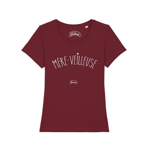 MÈRE VEILLEUSE - T-shirt Bordeaux