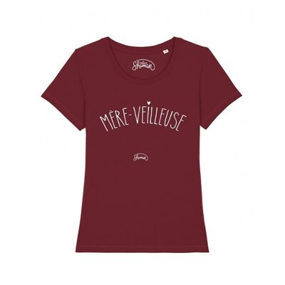 LA NOTTE DELLA MAMMA - T-shirt bordeaux