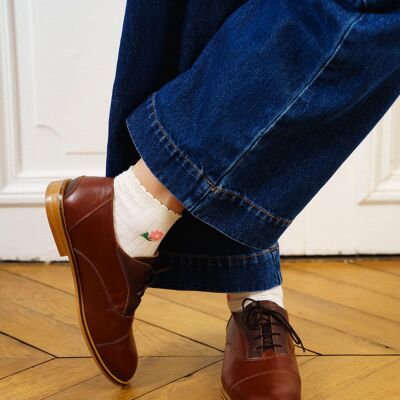 Oscar - Derbies Marron en Cuir