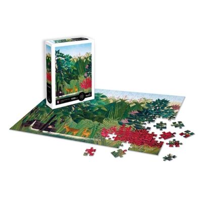 Calypto Puzzle 1000 Pcs - The Waterfall - Le Douanier Rousseau