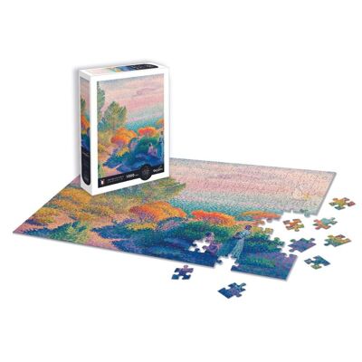 Calypto Puzzle 1000 Pcs - Two Women By The Shore - Henri-Edmond Cross