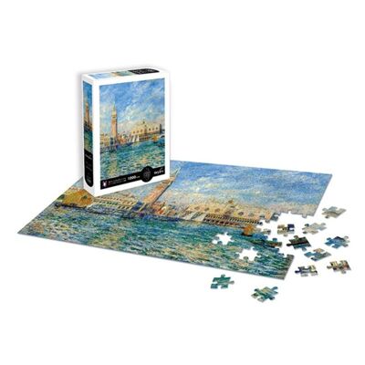 Calypto Puzzle 1000 Pcs - Venice, The Doge's Palace - Pierre-Auguste Renoir