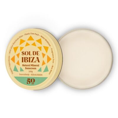 Gezicht en lichaam Kunststofvrij blik SPF50