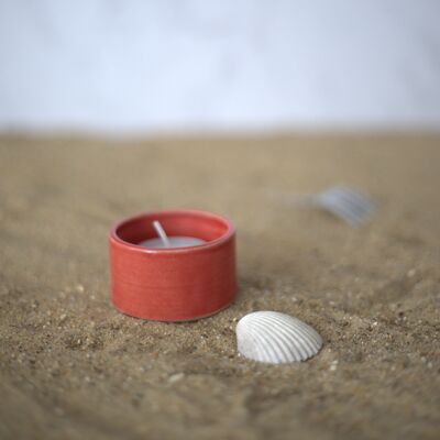 Cherry Red Classic Tea Light Holders