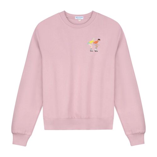 Unisex Sweatshirt | Roller Skating Boys | Purple/Rose
