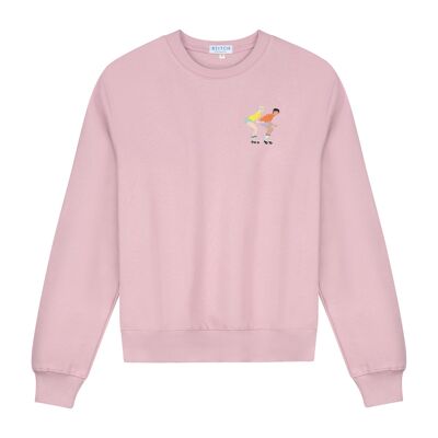 Unisex Sweatshirt | Roller Skating Boys | Purple/Rose