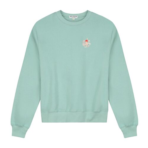 Unisex Sweatshirt | Octopussy | Ocean Green