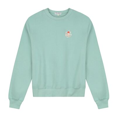 Sudadera unisex | pulpo | Verde océano