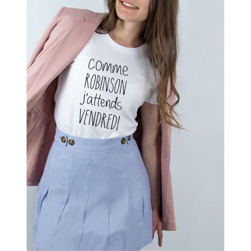 ROBINSON CRUSOE - T-shirt Blanc